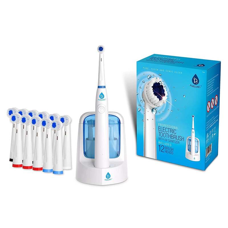 Power Rechargeable Electric Toothbrush With UV Sanitizing Function image