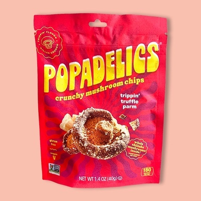 Trippin' Truffle Parm Crunchy Mushroom Chips 1.4 oz image