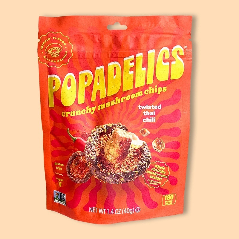 Twisted Thai Chili Crunchy Mushroom Chips 1.4 oz image