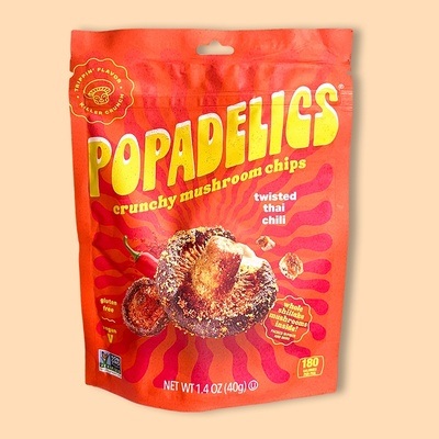 Twisted Thai Chili Crunchy Mushroom Chips 1.4 oz image