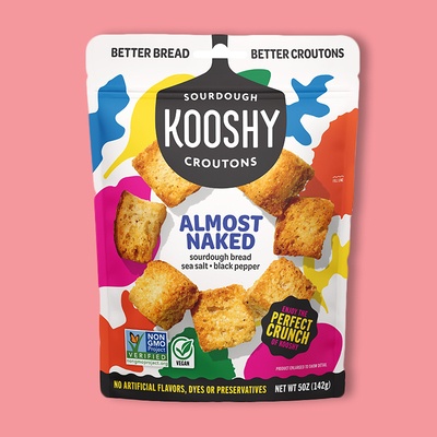 Almost Naked Sourdough Croutons 5 oz image