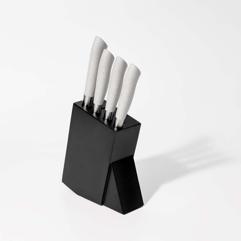 Eco-Cut 5-Piece Knife Block Set, Grey image