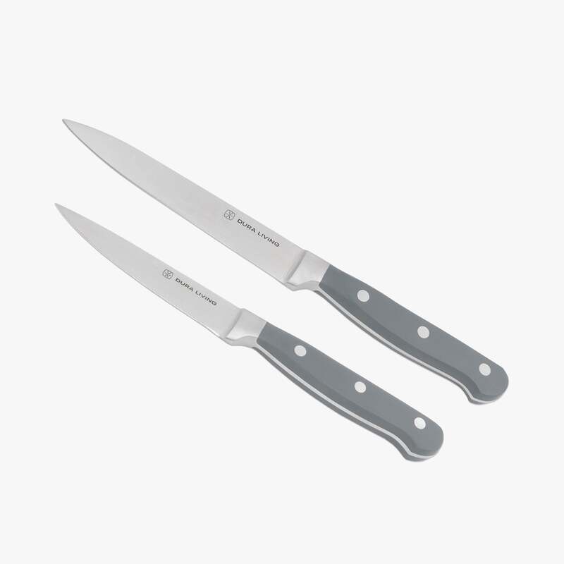Superior 2-Piece Kitchen Knife Set - Gray image
