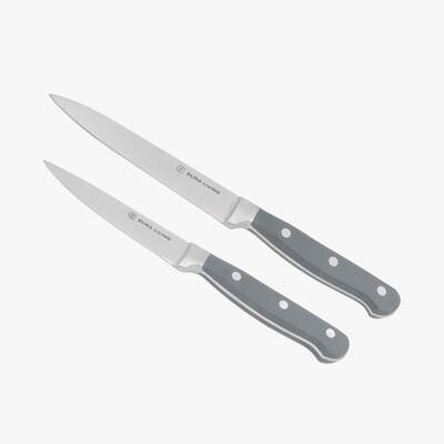 Superior 2-Piece Kitchen Knife Set - Gray