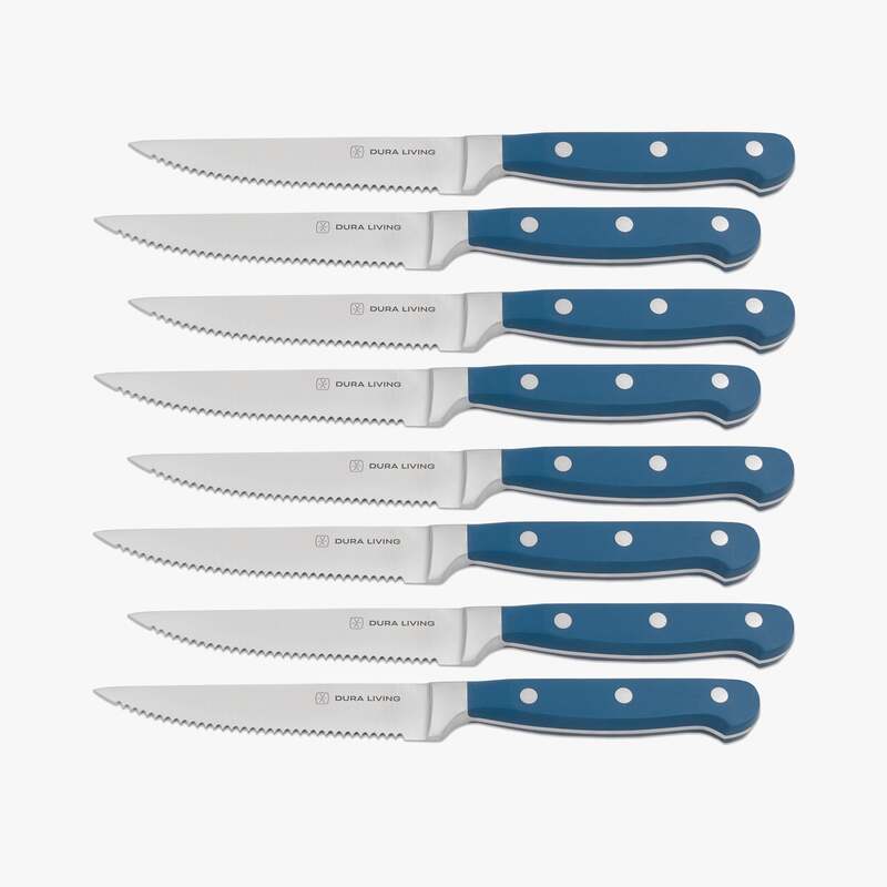 Superior Set of 8 Steak Knives - Royal Blue image