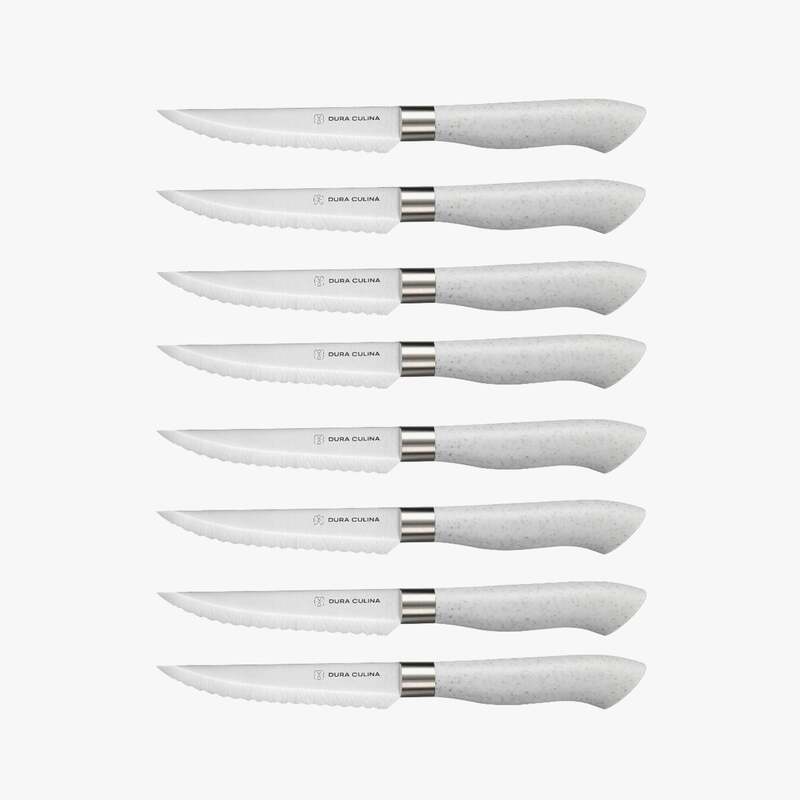 EcoCut 8 Piece Steak Knife Set, Grey image