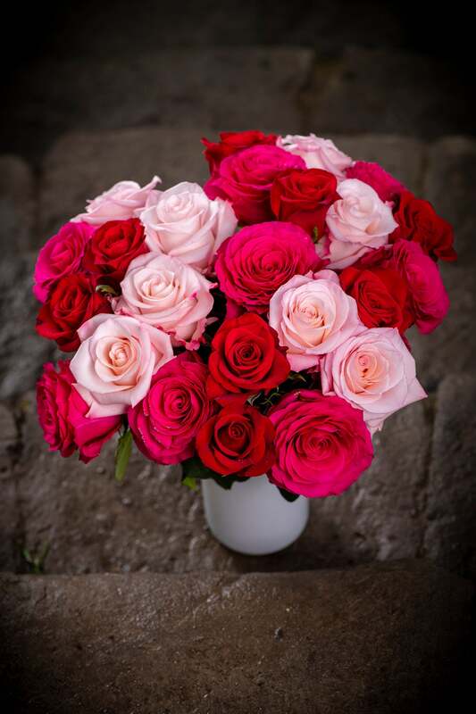 Roses on Roses on Roses Flower Bouquet image