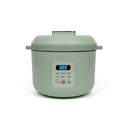 QuickBite1™ Smart Ceramic Rice Cooker – 1.6L Multifunctional Microcomputer Cooker - Green
