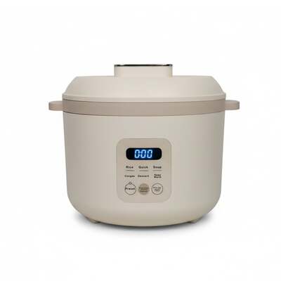 QuickBite1™ Smart Ceramic Rice Cooker – 1.6L Multifunctional Microcomputer Cooker - White