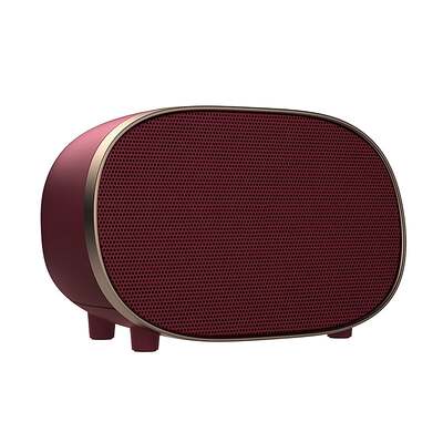 Portable Hifi Vintage Retro Style Wireless Speaker - Red image
