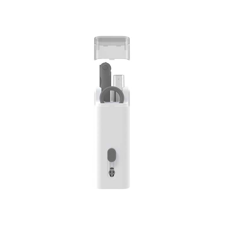 Multifunctional Gadget Cleaning Brush with Cleaning Pen and Spray Bottle - Black image