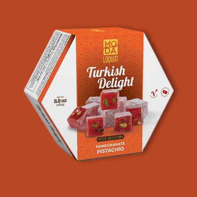 Turkish Delight Pomegranate Pistachio 8.8 oz image