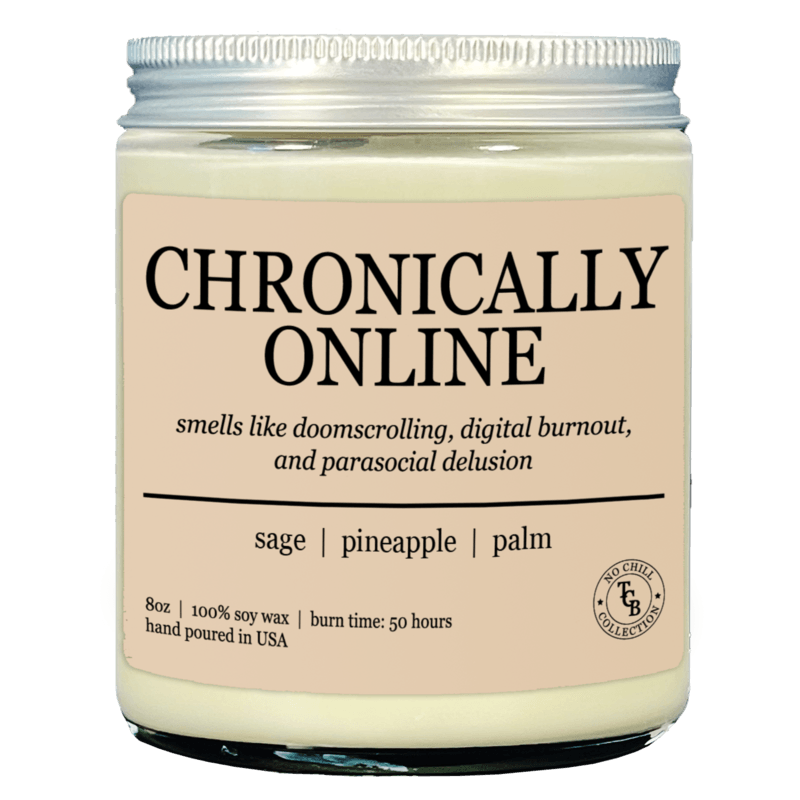 Chronically Online Candle image