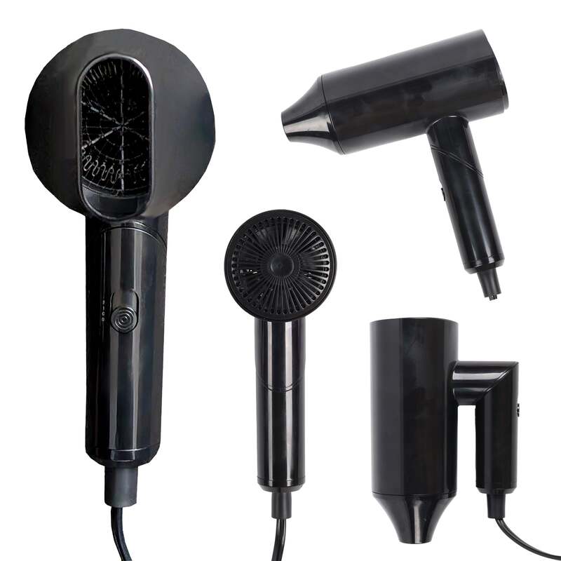 Foldable Travel Hair Dryer with 3 Heat Settings image