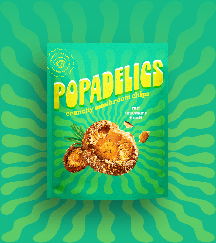 Rad Rosemary + Salt Crunchy Mushroom Chips 1.4 oz / 6-Pack image