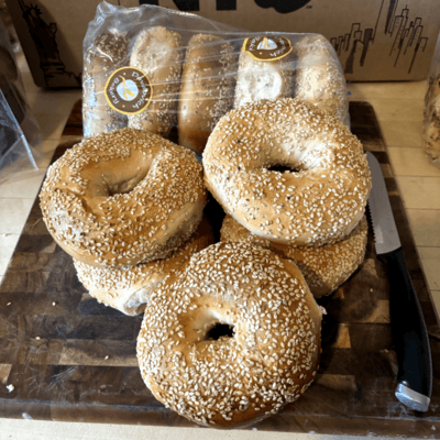 New York Sesame Bagels (10)