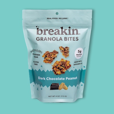 Dark Chocolate Peanut Protein Granola Bites 4 oz image