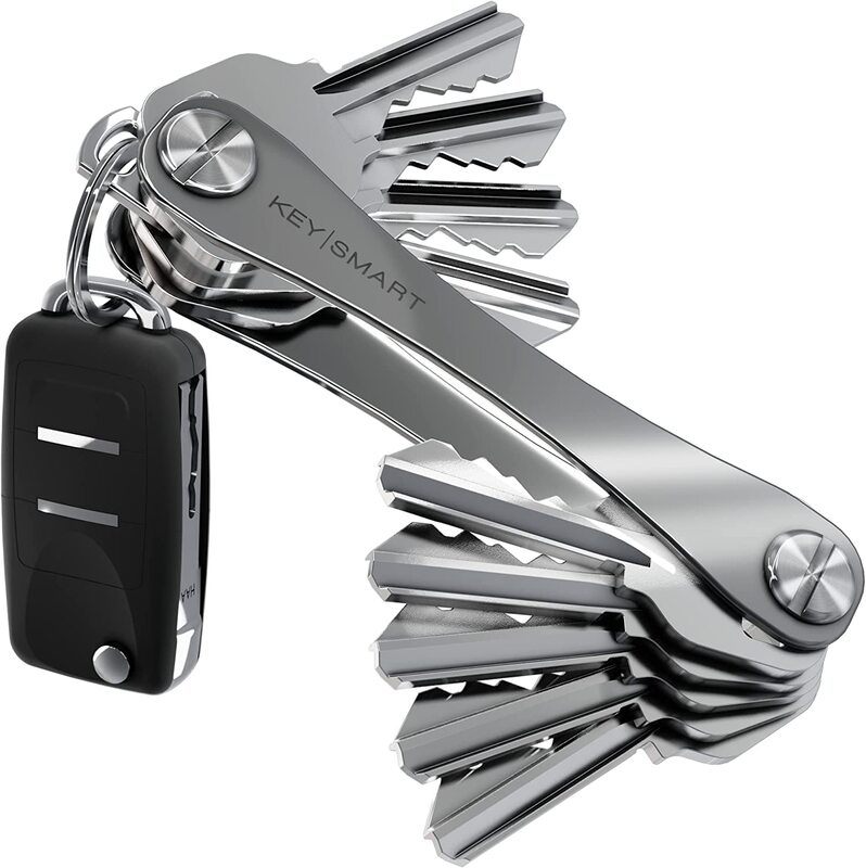 KeySmart® Original | Compact Key Organizer | Holds Up To 8 Keys Titanium image