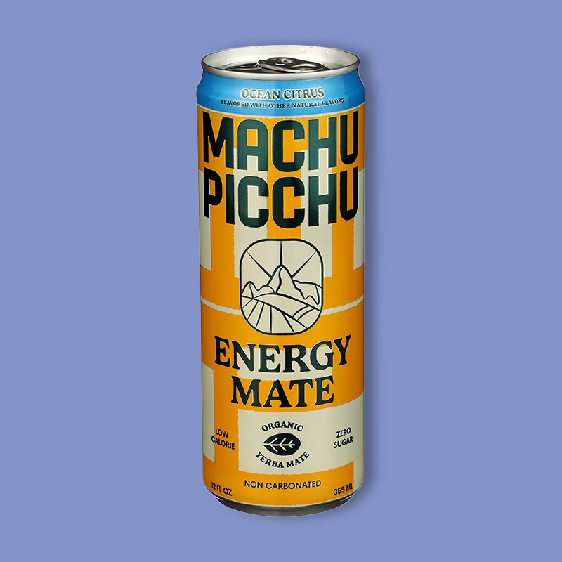 Ocean Citrus Zero Sugar Yerba Mate 12 fl oz image