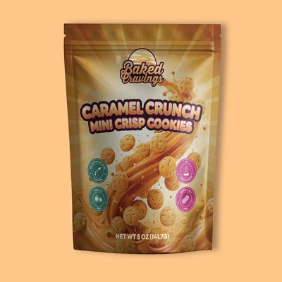 Caramel Crunch Mini Crisp Cookie Bag 5 oz image