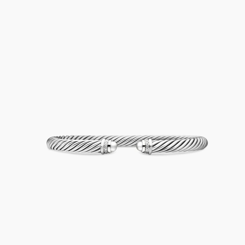 Cable Classic Bracelet -  5mm Sterling silver medium image