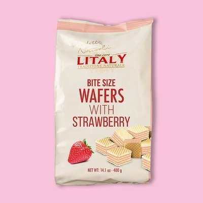 Strawberry Bite Size Wafers 14.1 oz image