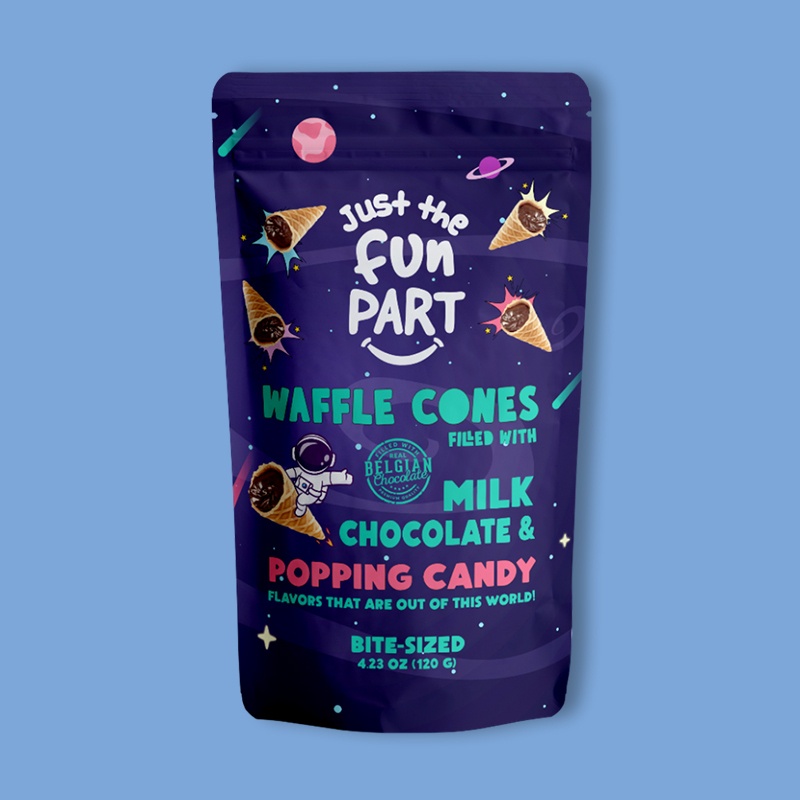Milk Chocolate & Popping Candy 4.23 oz image