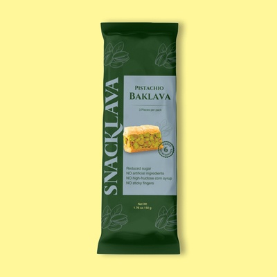 Baklava Pistachio Snacklava® 1.76 oz image