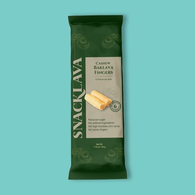 Baklava Fingers Cashew Snacklava® 1.76 oz image