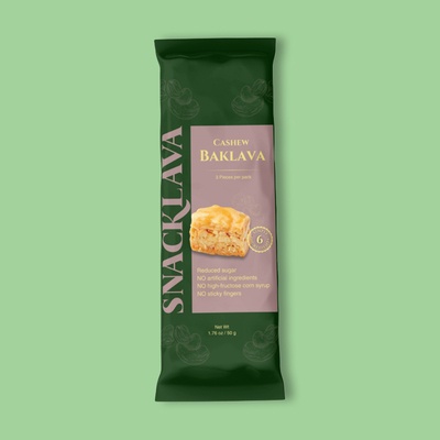 Baklava Cashew Snacklava® 1.76 oz image