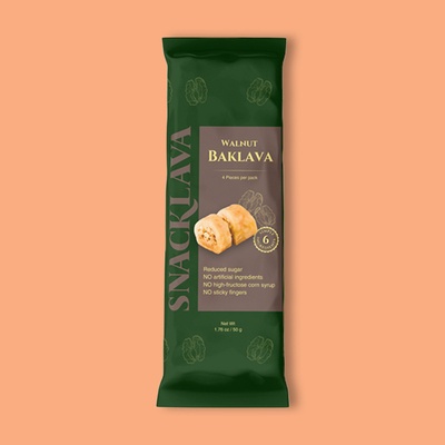 Baklava Walnut Snacklava® 1.76 oz image