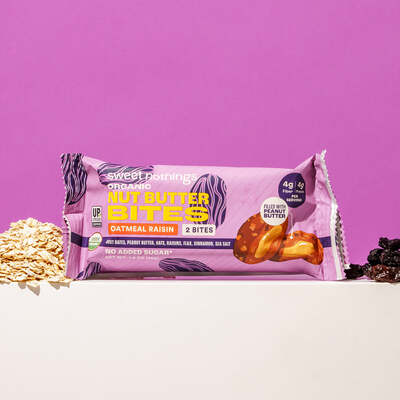 Oatmeal Raisin and Peanut Butter Bites 1.4 oz 12 (2 bite) Pack