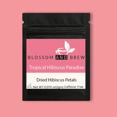 HIBISCUS HERBAL TEA - CAFFEINE FREE REFRESH 0.07 oz image