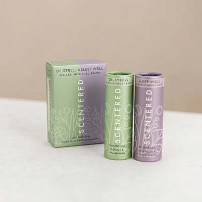 De-stress & Sleep Well Aromatherapy Balm Duo