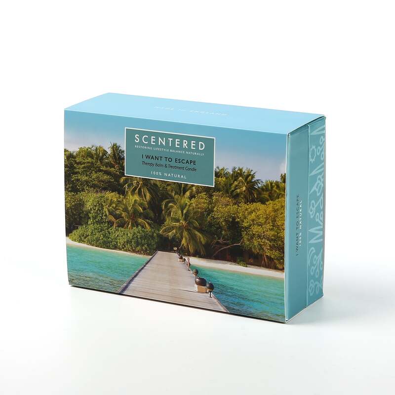 Escape Aromatherapy Balm and Candle Set image