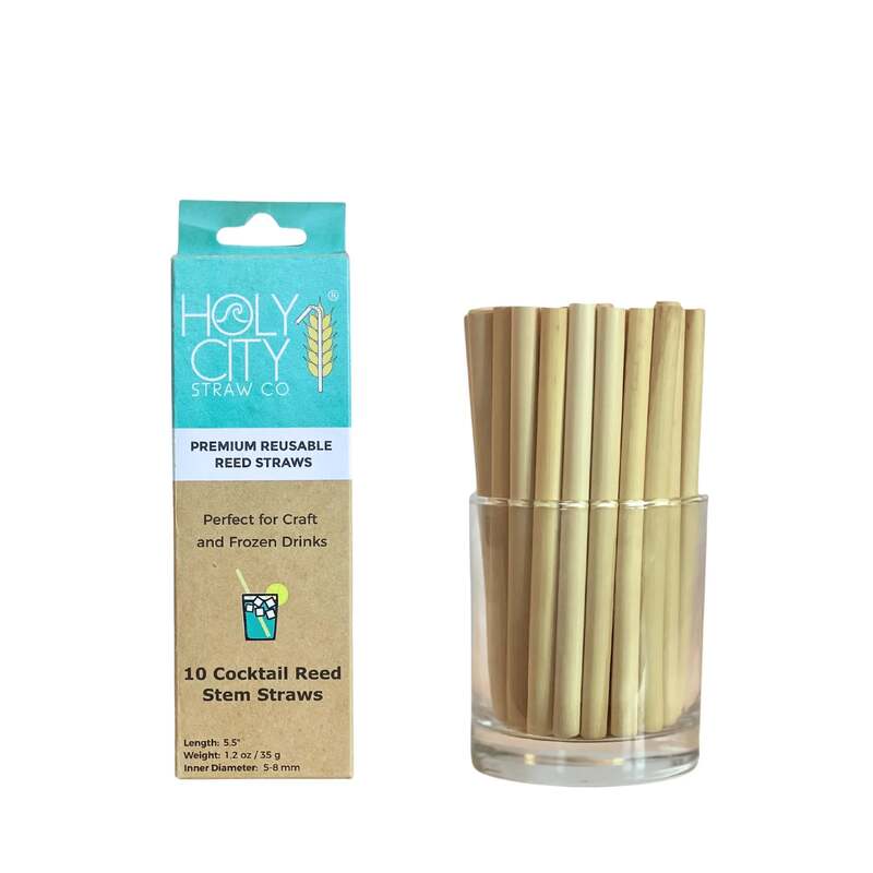 5.5" Jumbo Reed Straws | 10ct. image