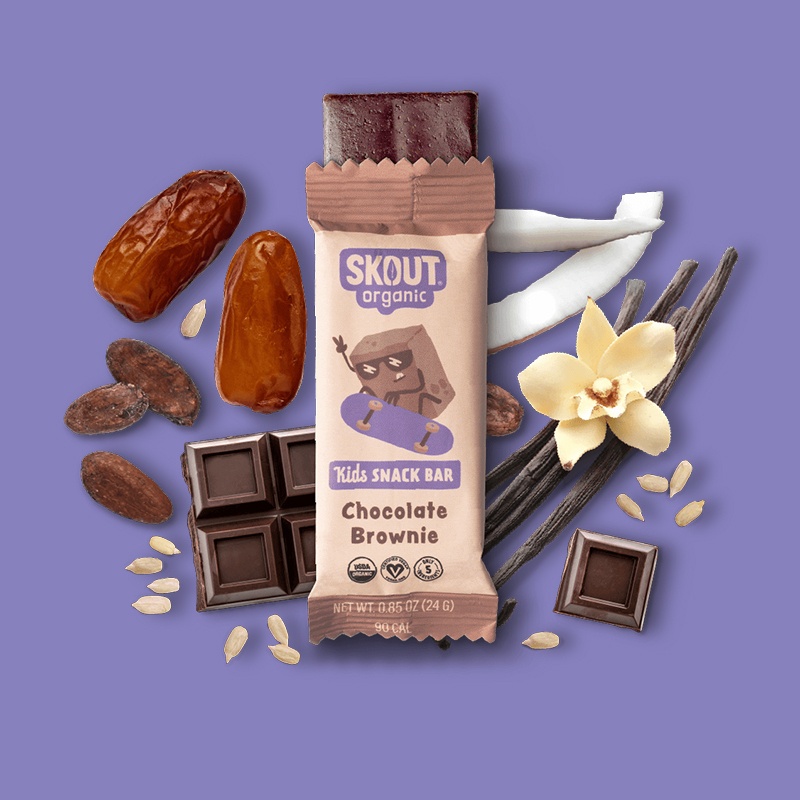 Chocolate Brownie Snack Bar 0.85 oz image