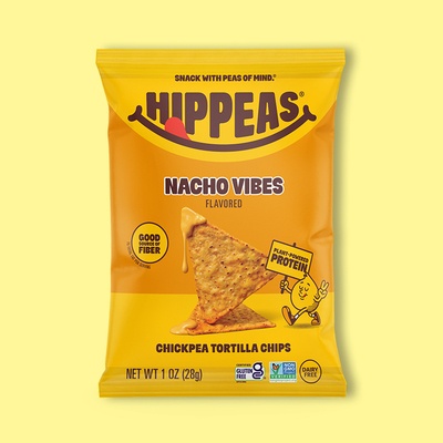 Nacho Vibes Chickpea Tortilla Chips 1 oz image