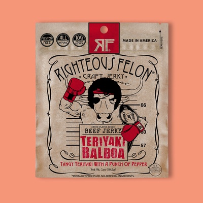 Teriyaki Balboa Beef Jerky 1 oz image