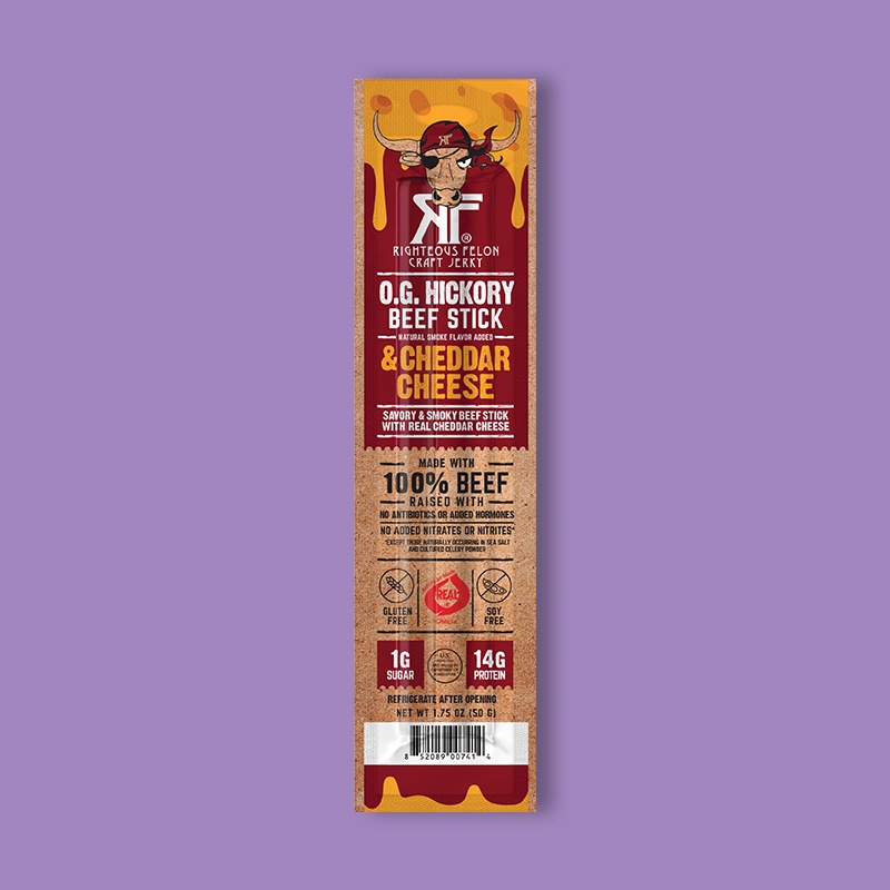 Hickory Beef & Cheddar Cheese Stick Twin Pack 1.75 oz image