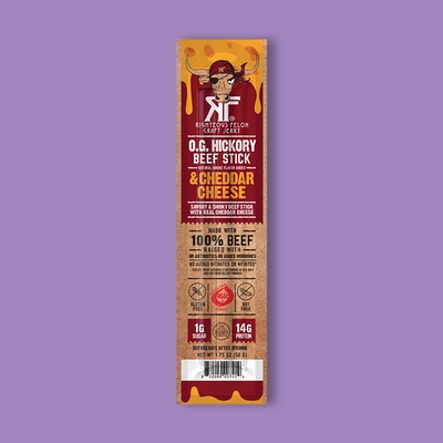 Hickory Beef & Cheddar Cheese Stick Twin Pack 1.75 oz image