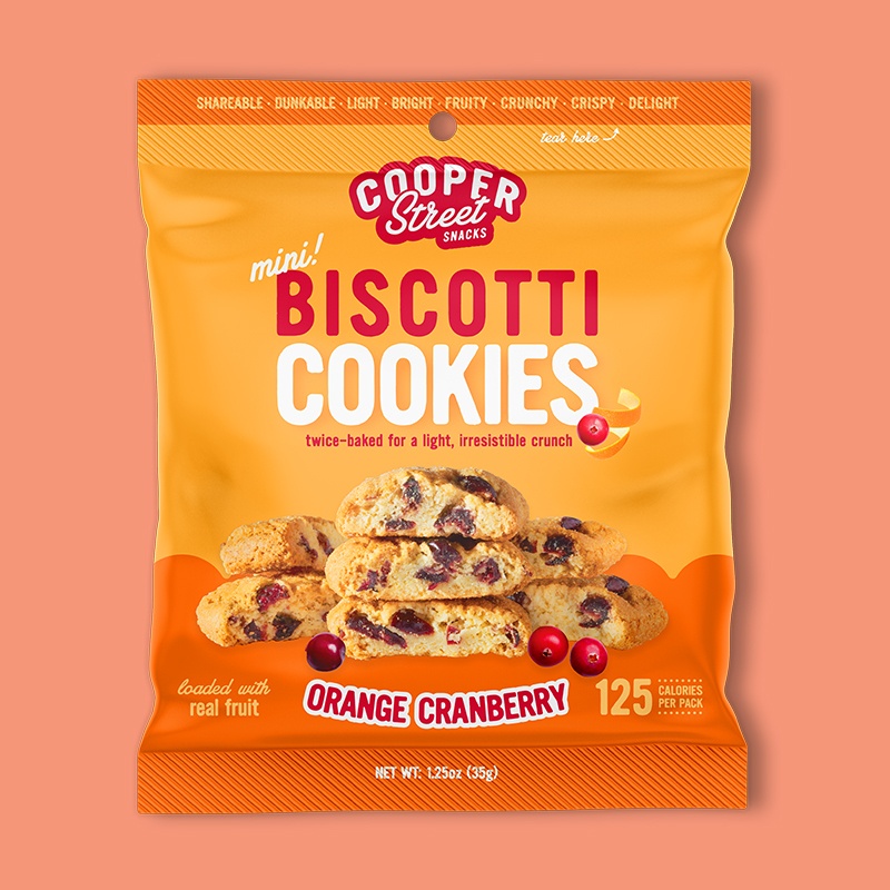 Twice Baked Cookies - Orange Cranberry 1.25 oz image