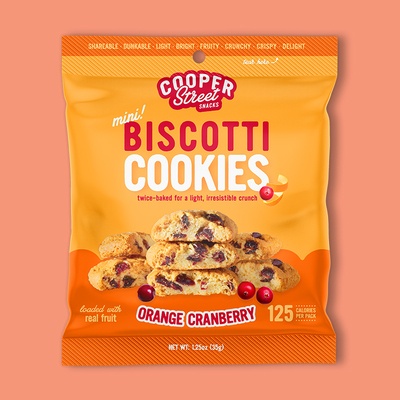 Twice Baked Cookies - Orange Cranberry 1.25 oz image