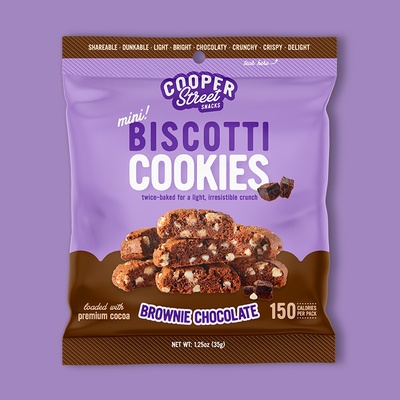 Twice Baked Cookies - Brownie Chocolate 1.25 oz image