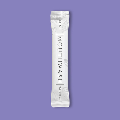 Portable Mouthwash Luxury White Single Unit .37 fl oz image