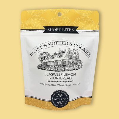 Seasweep Classic Lemon Organic Shortbread Cookie 2.2 oz  image