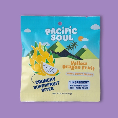 Yellow Dragon Fruit Crunchy Superfruit Bites 0.42 oz image