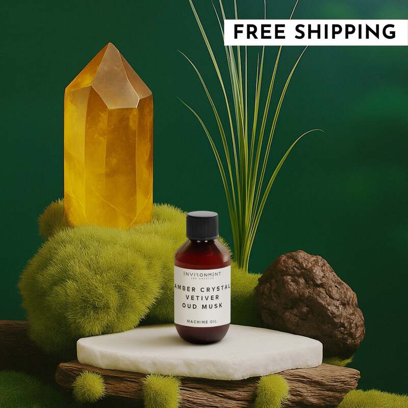 2oz Amber Crystal | Vetiver | Oud Musk Machine Diffusing Oil (Inspired by Baccarat Rouge 540®) image