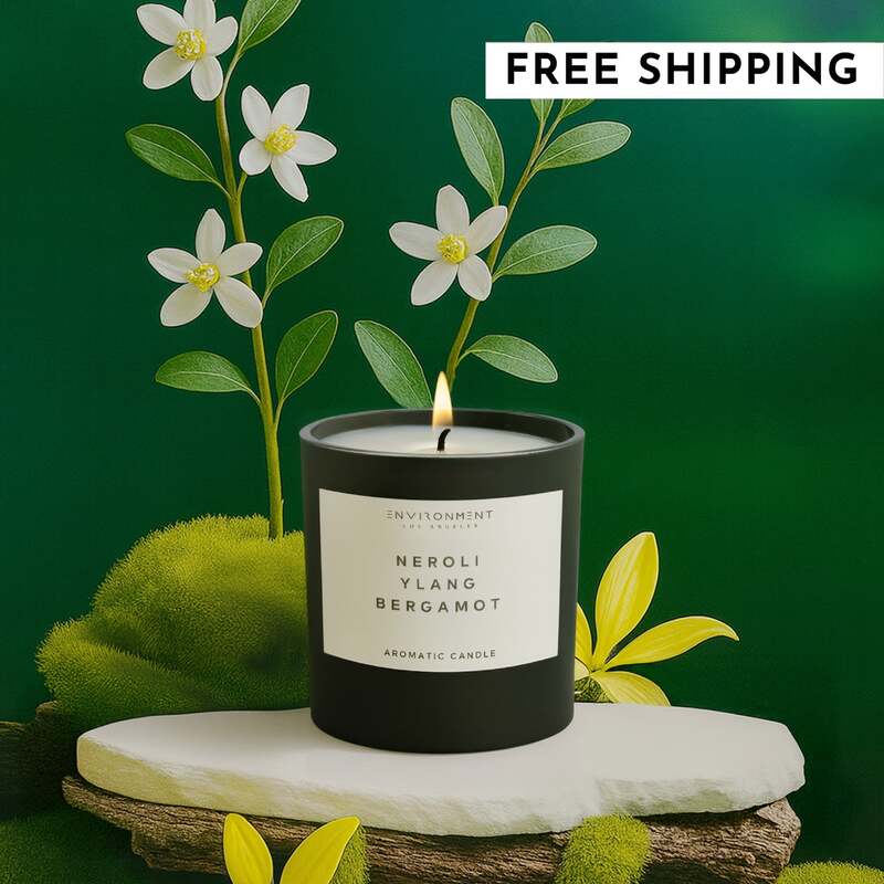 8oz Neroli | Ylang | Bergamot Candle with Lid and Box (Inspired by Chanel Chanel #5®) image