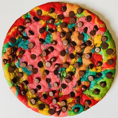 Rainbow Cookie Cake image